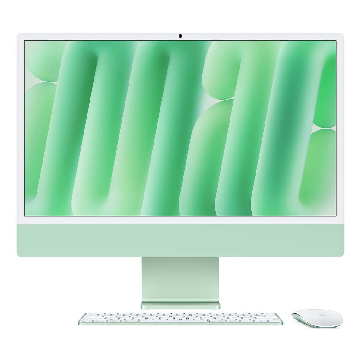 Apple iMac 24" (M4 8C CPU, 8C GPU, 2024) 16 ГБ, 256 ГБ (MWUE3) Green, зеленый