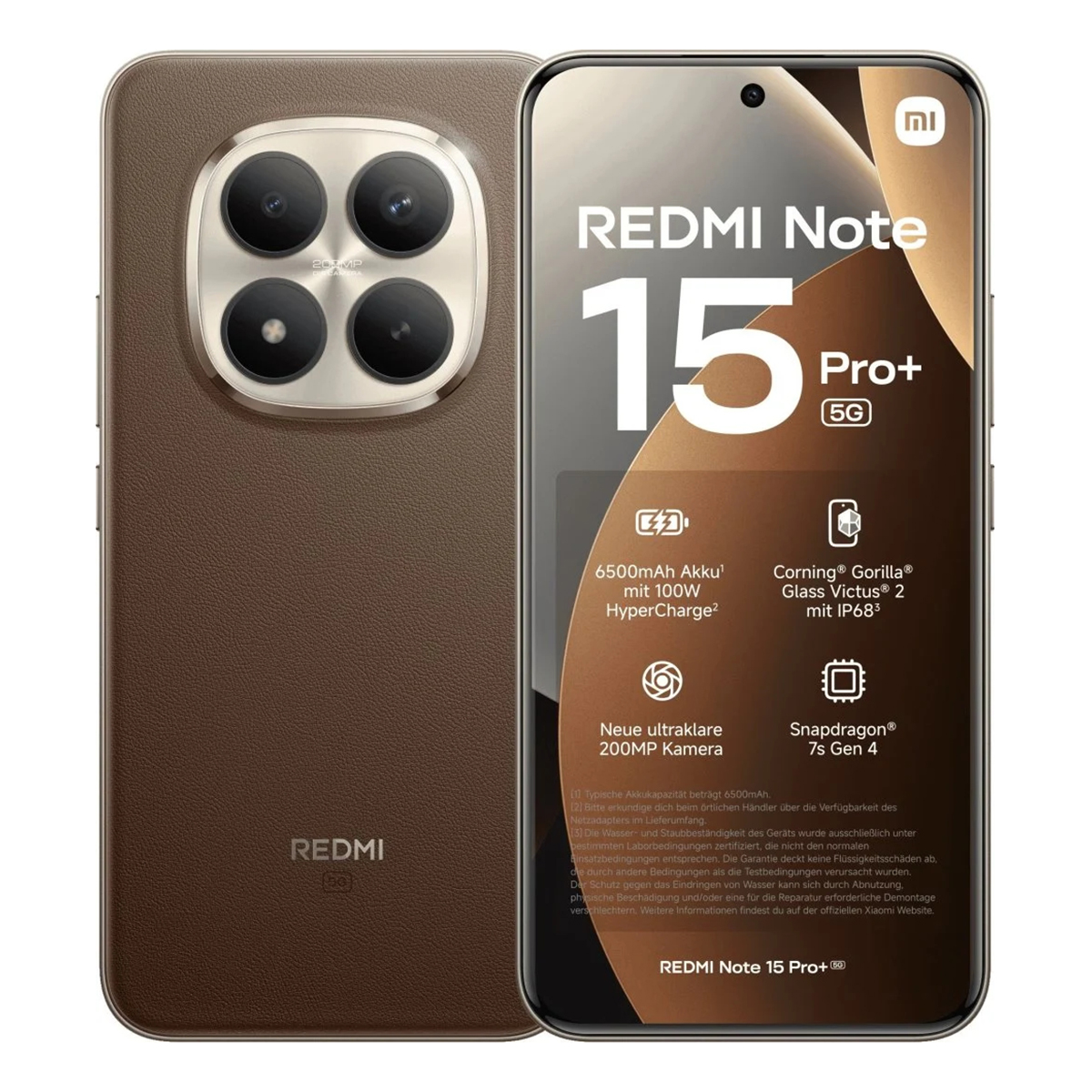 Xiaomi Redmi Note 15 Pro+ 5G 8/256GB Mocha Brown, коричневый