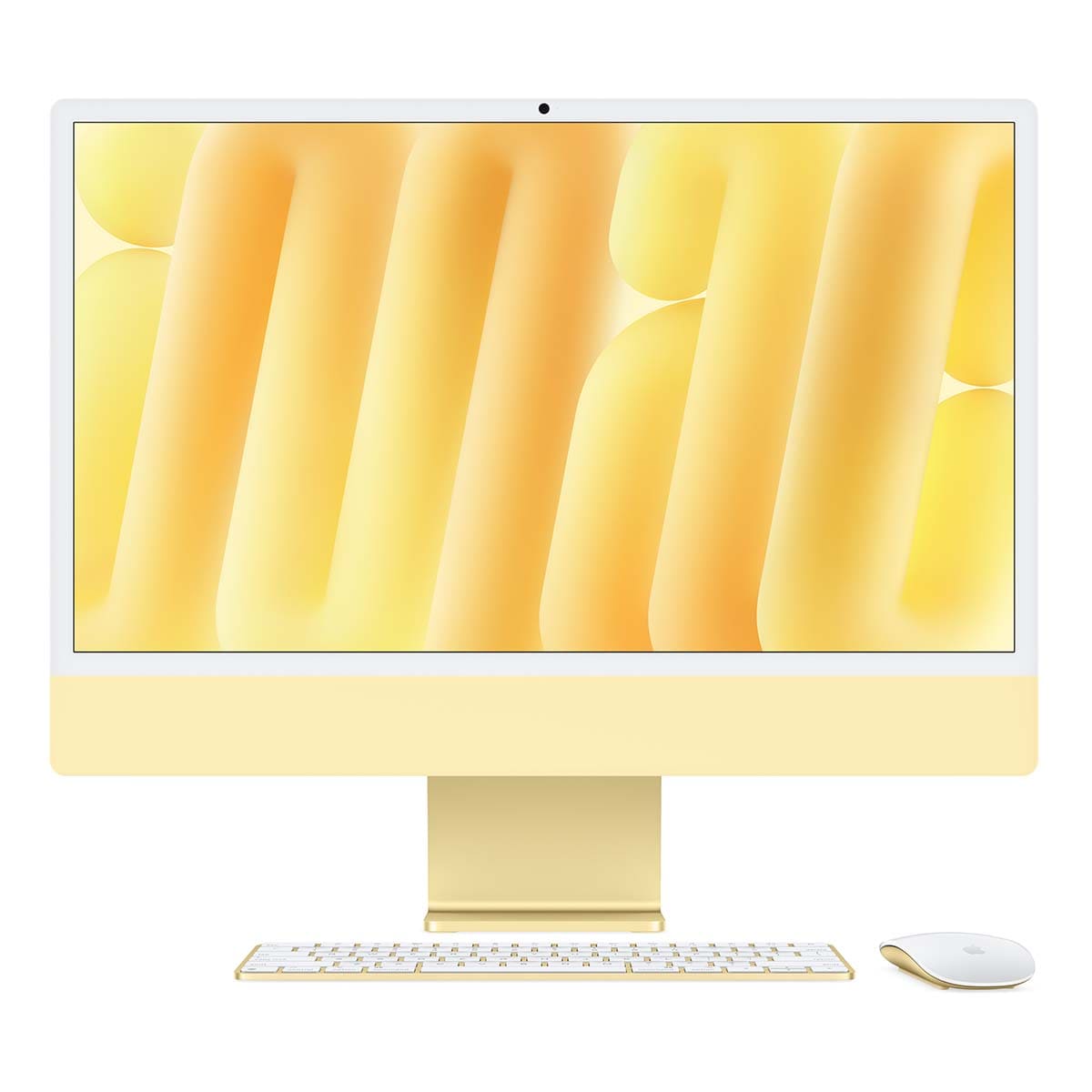 Apple iMac 24" (M4 8C CPU, 8C GPU, 2024) 16 ГБ, 256 ГБ (MWUD3) Yellow, желтый