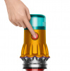 Пылесос Dyson V12S Detect Slim Submarine Yellow/Nickel, серебристый