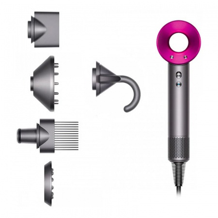 Фен Dyson Supersonic HD07 Fuchsia/Nickel, фуксия/никель