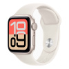Apple Watch SE 3 (2025), 44 мм корпус из алюминия цвета «Starlight», ремешок Sport Band цвета «Starlight»