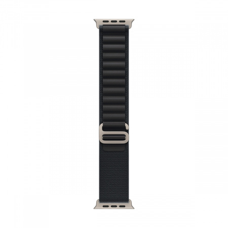 Apple Watch Ultra 3 (2025), 49 мм корпус из титана цвета «Natural», ремешок Alpine Loop размера M цвета «Black»