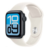Apple Watch SE 3 (2025), 40 мм корпус из алюминия цвета «Midnight», ремешок Sport Band цвета «Starlight»