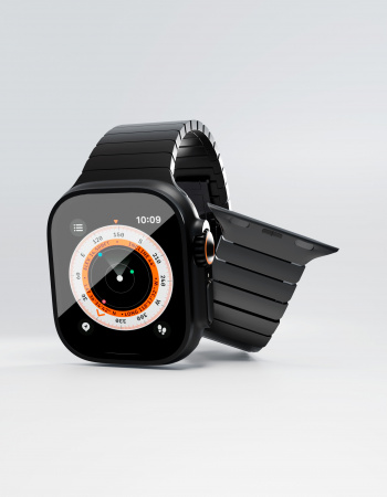 Ремешок VLP Titanium Band для Apple Watch 42/44/45/49, черный