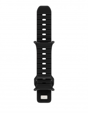 Ремешок силиконовый VLP Pulse Band для Samsung Watch Ultra 47 мм, черный