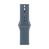 Apple Watch Series 11, 46 мм корпус из алюминия цвета «Space Gray», ремешок Sport Band цвета «Anchor Blue»