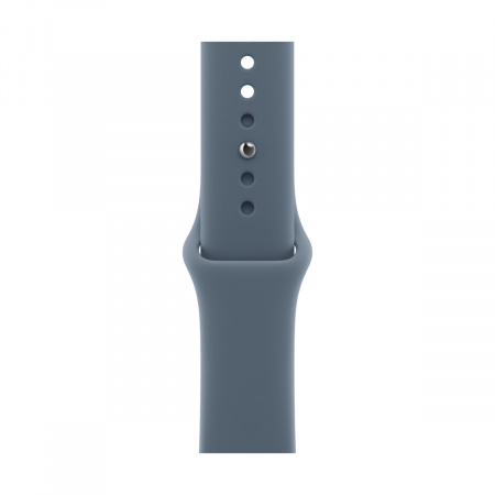 Apple Watch Series 11, 46 мм корпус из алюминия цвета «Space Gray», ремешок Sport Band цвета «Anchor Blue»