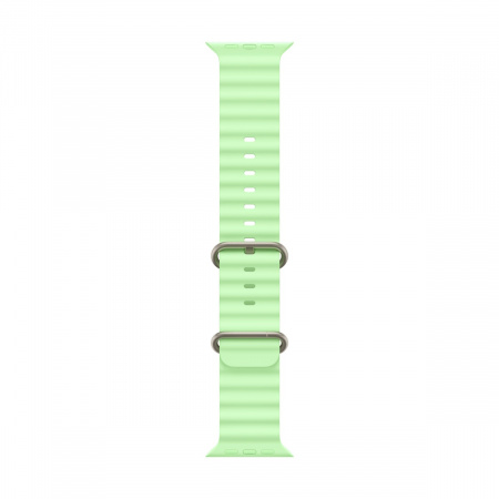 Apple Watch Ultra 3 (2025), 49 мм корпус из титана цвета «Natural», ремешок Ocean Band цвета «Neon Green»