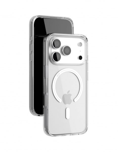 Чехол защитный VLP Diamond Case с MagSafe для iPhone 17 Pro, прозрачный
