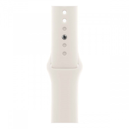 Apple Watch SE 3 (2025), 44 мм корпус из алюминия цвета «Starlight», ремешок Sport Band цвета «Starlight»