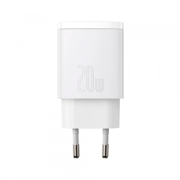 Зарядное устройство Baseus Compact Quick Charger 20W Белый CCXJ-B02