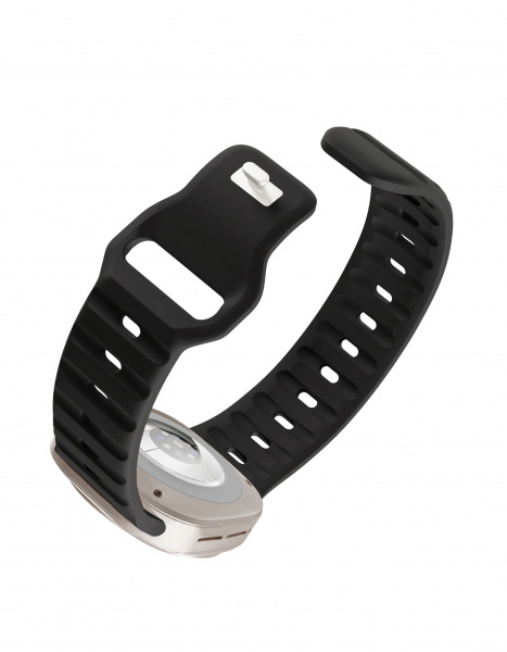 Ремешок силиконовый VLP Pulse Band для Samsung Watch Ultra 47 мм, черный