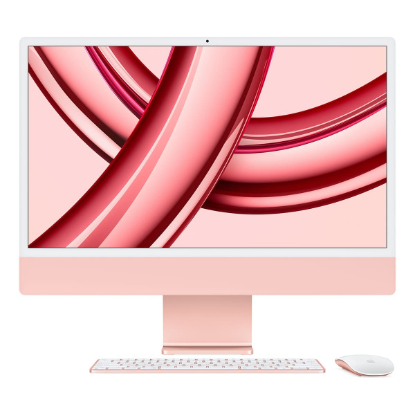 Apple iMac 24" (M3, 8C CPU, 10C GPU, 2023) Retina 4,5K, 8 Гб, 256 Гб (MQRT3) Розовый