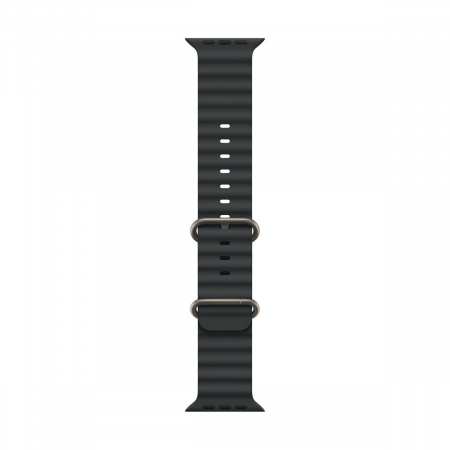 Apple Watch Ultra 3 (2025), 49 мм корпус из титана цвета «Natural», ремешок Ocean Band цвета «Black»