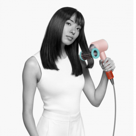 Фен Dyson Supersonic HD15 Shine Ceramic Pop, розовый/бирюзовый