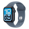 Apple Watch SE 3 (2025), 40 мм корпус из алюминия цвета «Midnight», ремешок Sport Band цвета «Anchor Blue»