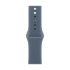 Apple Watch Series 11, 46 мм корпус из алюминия цвета «Rose Gold», ремешок Sport Band цвета «Anchor Blue»