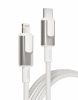 Дата-кабель VLP Force Line 30W USB-C + Lightning, 1.2m, белый