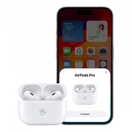 Беспроводные наушники Apple AirPods Pro 2, зарядка Type‐C