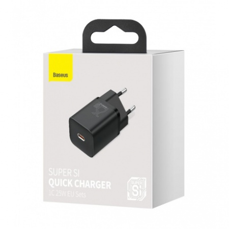 Зарядное устройство Baseus Super Si 25W черное CCSP020101