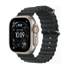 Apple Watch Ultra 3 (2025), 49 мм корпус из титана цвета «Natural», ремешок Ocean Band цвета «Black»
