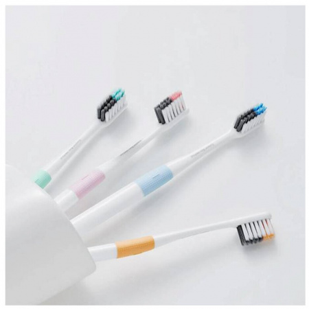 Набор зубных щеток Xiaomi Dr.Bei Bass Soft Toothbrush (4pcs/Pack)