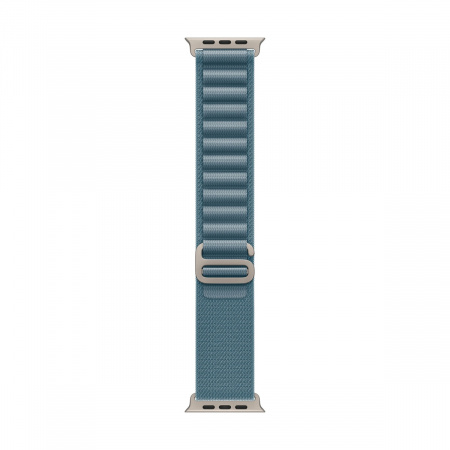 Apple Watch Ultra 3 (2025), 49 мм корпус из титана цвета «Natural», ремешок Alpine Loop размера S цвета «Light Blue»