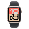 Apple Watch SE 3 (2025), 40 мм корпус из алюминия цвета «Starlight», ремешок Sport Band цвета «Midnight»