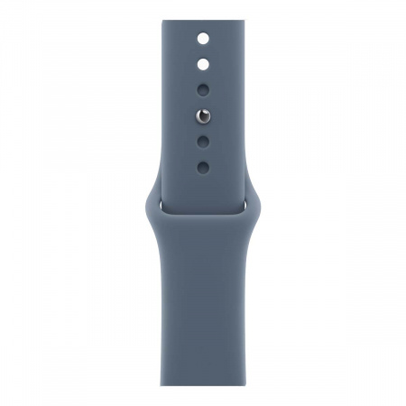 Apple Watch SE 3 (2025), 40 мм корпус из алюминия цвета «Midnight», ремешок Sport Band цвета «Anchor Blue»