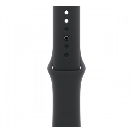 Apple Watch Series 10, 46 мм корпус из алюминия цвета «Jet Black», ремешок Sport Band «Black»