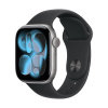 Apple Watch Series 11, 42 мм корпус из алюминия цвета «Space Gray», ремешок Sport Band цвета «Black»