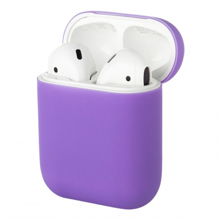 Чехол силиконовый для AirPods 2 (цвета в ассортименте)