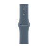 Apple Watch Series 11, 46 мм корпус из алюминия цвета «Silver», ремешок Sport Band цвета «Anchor Blue»