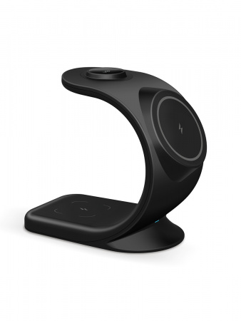 Беспроводное зарядное устройство VLP Powerstand 3in1 для Samsung, черное