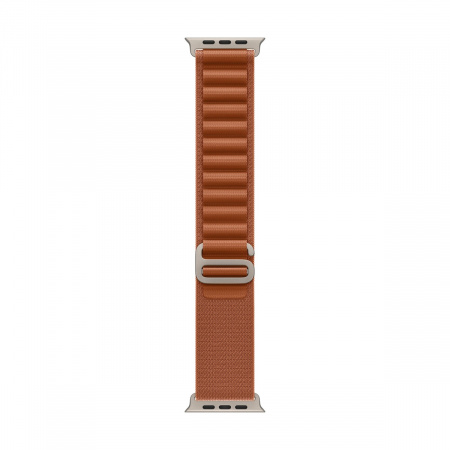 Apple Watch Ultra 3 (2025), 49 мм корпус из титана цвета «Natural», ремешок Alpine Loop размера L цвета «Terra Cotta»