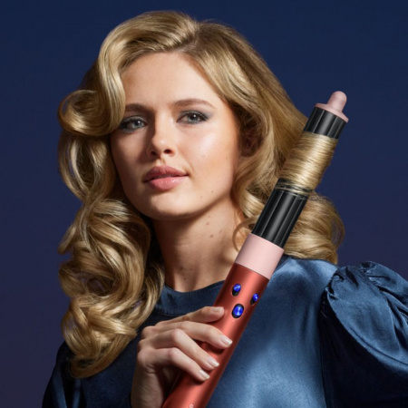 Стайлер Dyson AirWrap Complete Long HS08 Straight+Wavy, Strawberry Bronze/Blush Pink, бронзовый/розовый