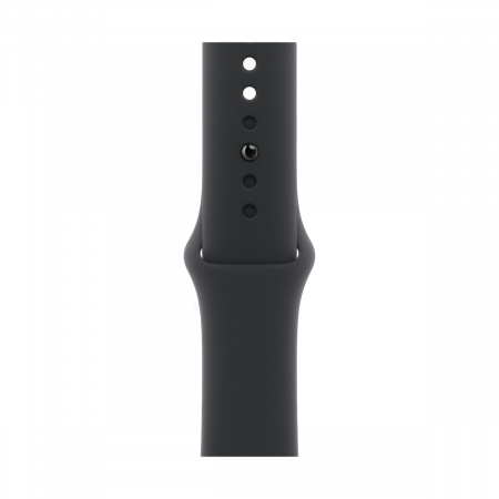Apple Watch Series 11, 42 мм корпус из алюминия цвета «Jet Black», ремешок Sport Band цвета «Black»